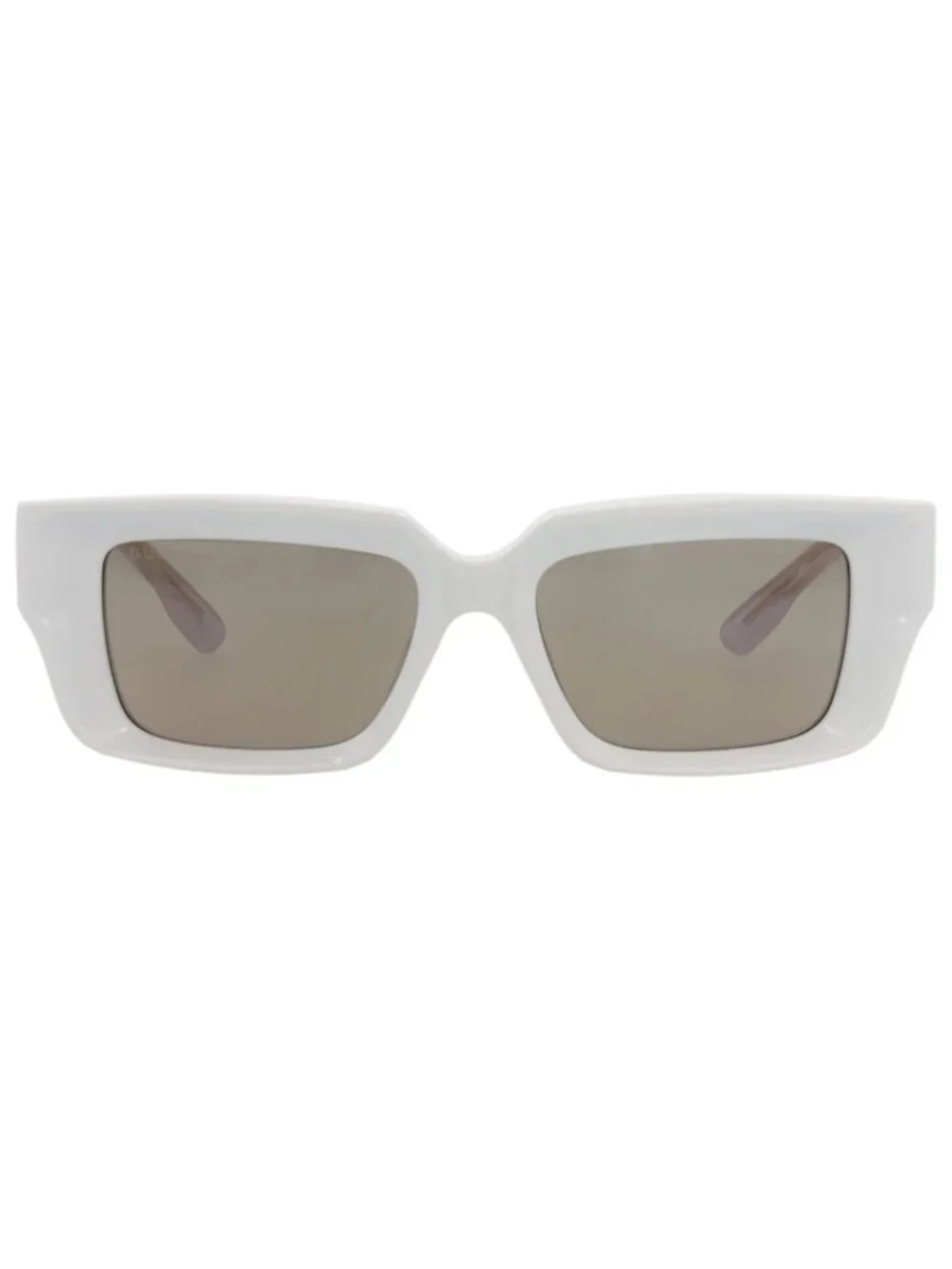 New Gucci Women's Sunglasses Square Rectangle Recycled Acetate Frame Unisex Grey